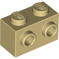 Plaatje in Gallery viewer laden, LEGO® los onderdeel Steen Aangepast in kleur Geelbruin 11211