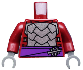 LEGO® los onderdeel Lijf met Motief Donkerrood 973pb1368c01