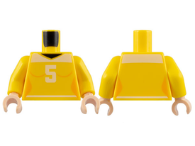 LEGO® los onderdeel Lijf met Motief Geel 973pb1522c01