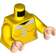 LEGO® los onderdeel Lijf met Motief Geel 973pb1522c01