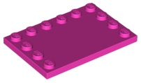 Plaatje in Gallery viewer laden, LEGO® los onderdeel Tegel Aangepast Donker Roze 6180