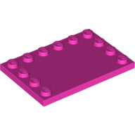 Plaatje in Gallery viewer laden, LEGO® los onderdeel Tegel Aangepast Donker Roze 6180