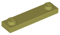 LEGO® los onderdeel Plaat Aangepast Olijfgroen 92593