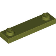 Plaatje in Gallery viewer laden, LEGO® los onderdeel Plaat Aangepast Olijfgroen 92593