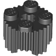Plaatje in Gallery viewer laden, LEGO® los onderdeel Steen Rond in kleur Zwart 92947