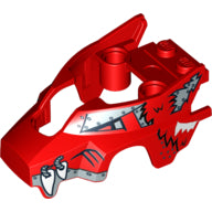 LEGO® los onderdeel Fiets & Motor in kleur Rood 11113pb01