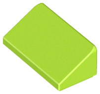 LEGO® los onderdeel Dakpan Algemeen in kleur Limoen 85984