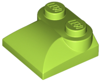 LEGO® los onderdeel Dakpan Gebogen in kleur Limoen 47457