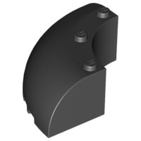 LEGO® los onderdeel Steen Rond in kleur Zwart 87559