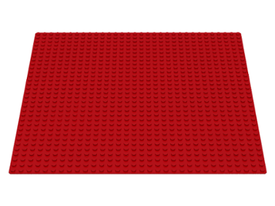 LEGO® los onderdeel Grondplaat in kleur Rood 3811