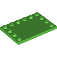 Plaatje in Gallery viewer laden, LEGO® los onderdeel Tegel Aangepast in kleur Fel Groen 6180