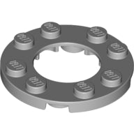 Plaatje in Gallery viewer laden, LEGO® los onderdeel Plaat Rond Licht Blauwachtig Grijs 11833