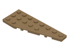 LEGO® los onderdeel Wig Plaat Donker Geelbruin 50304