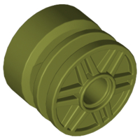 Plaatje in Gallery viewer laden, LEGO® los onderdeel Wiel in kleur Olijfgroen 55981