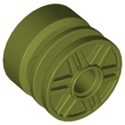 LEGO® los onderdeel Wiel in kleur Olijfgroen 55981