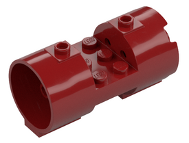 LEGO® los onderdeel Cilinder in kleur Donkerrood 93168