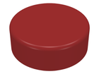 LEGO® los onderdeel Tegel Rond in kleur Donkerrood 98138