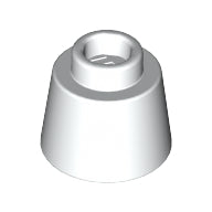 Plaatje in Gallery viewer laden, LEGO® los onderdeel Kegel in kleur Wit 85975