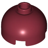 LEGO® los onderdeel Steen Rond in kleur Donkerrood 553