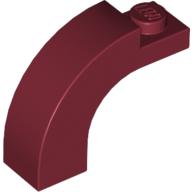 Plaatje in Gallery viewer laden, LEGO® los onderdeel Steen Boog in kleur Donkerrood 6005