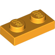 LEGO® los onderdeel Plaat Algemeen Helder Licht Oranje 3023