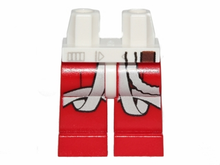 Plaatje in Gallery viewer laden, LEGO® los onderdeel Benen met Motief in kleur Wit 970c05pb05