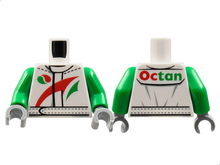 Plaatje in Gallery viewer laden, LEGO® los onderdeel Lijf met Motief Wit 973pb1373c01