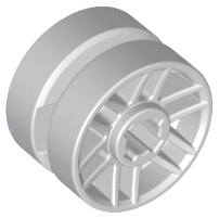 Plaatje in Gallery viewer laden, LEGO® los onderdeel Wiel Licht Blauwachtig Grijs 11208