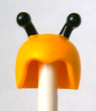 Plaatje in Gallery viewer laden, LEGO® onderdeel Hoofddeksels Helder Licht Oranje 12892pb01