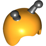 Plaatje in Gallery viewer laden, LEGO® onderdeel Hoofddeksels Helder Licht Oranje 12892pb01