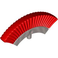 Plaatje in Gallery viewer laden, LEGO® los onderdeel Hoofddeksel Accessoire Zilver 12886pb01