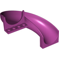 LEGO® los onderdeel Glijbaan in kleur Magenta 11267