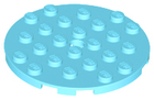 LEGO® los onderdeel Plaat Rond Medium Azuurblauw 11213