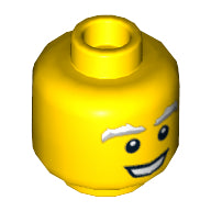 LEGO® los onderdeel Hoofd in kleur Geel 3626cpb0798