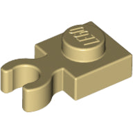 Plaatje in Gallery viewer laden, LEGO® los onderdeel Plaat Aangepast in kleur Geelbruin 4085d