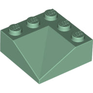 LEGO® los onderdeel Dakpan Algemeen in kleur Zandgroen 99301