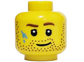 LEGO® los onderdeel Hoofd in kleur Geel 3626pb0913