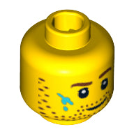LEGO® los onderdeel Hoofd in kleur Geel 3626pb0913