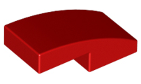 Plaatje in Gallery viewer laden, LEGO® los onderdeel Dakpan Gebogen in kleur Rood 11477