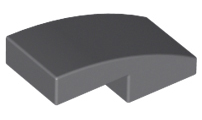 Plaatje in Gallery viewer laden, LEGO® Dakpan Gebogen Donker Blauwachtig Grijs 11477