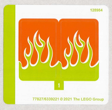 Plaatje in Gallery viewer laden, LEGO® stickervel set 60299-1 Stunt Competition