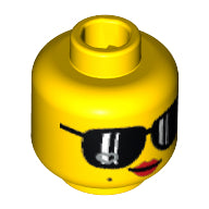 LEGO® los onderdeel Hoofd in kleur Geel 3626bpb0918