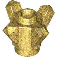 LEGO® los onderdeel Rots in kleur Parel Goud 11127