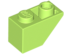 LEGO® los onderdeel Dakpan Omgekeerd in kleur Limoen 3665