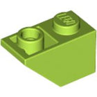 LEGO® los onderdeel Dakpan Omgekeerd in kleur Limoen 3665