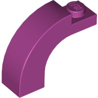 LEGO® los onderdeel Steen Boog in kleur Magenta 6005