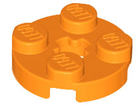 LEGO® los onderdeel Plaat Rond in kleur Oranje 4032