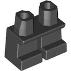 LEGO® los onderdeel Benen Aangepast in kleur Zwart 41879