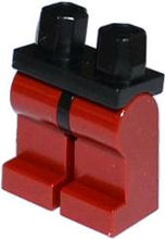 Plaatje in Gallery viewer laden, LEGO® los onderdeel Benen in kleur Zwart 970c59