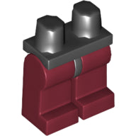 LEGO® los onderdeel Benen in kleur Zwart 970c59